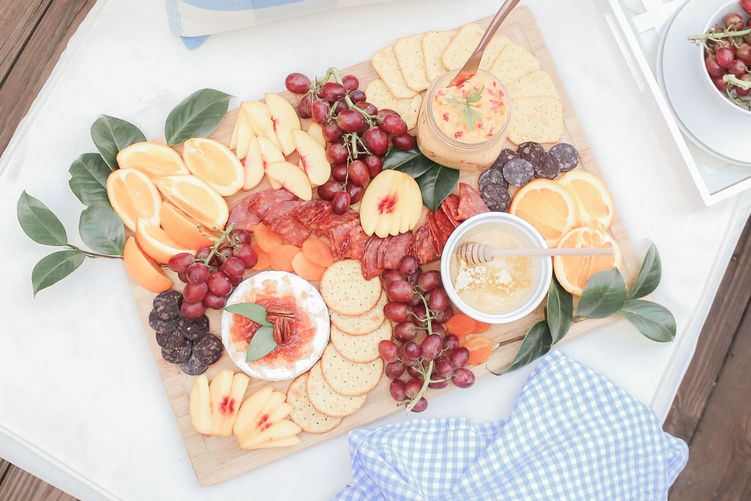 Southern-inspired charcuterie board ideas by blogger Stephanie Ziajka on Diary of a Debutante
