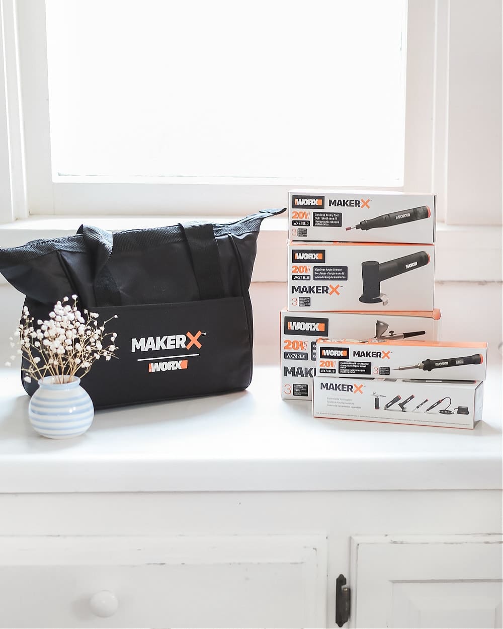 DIY blogger Stephanie Ziajka shares a review of the MakerX tools by WorkX, along with details on the MakerX Power of X contest, on Diary of a Debutante