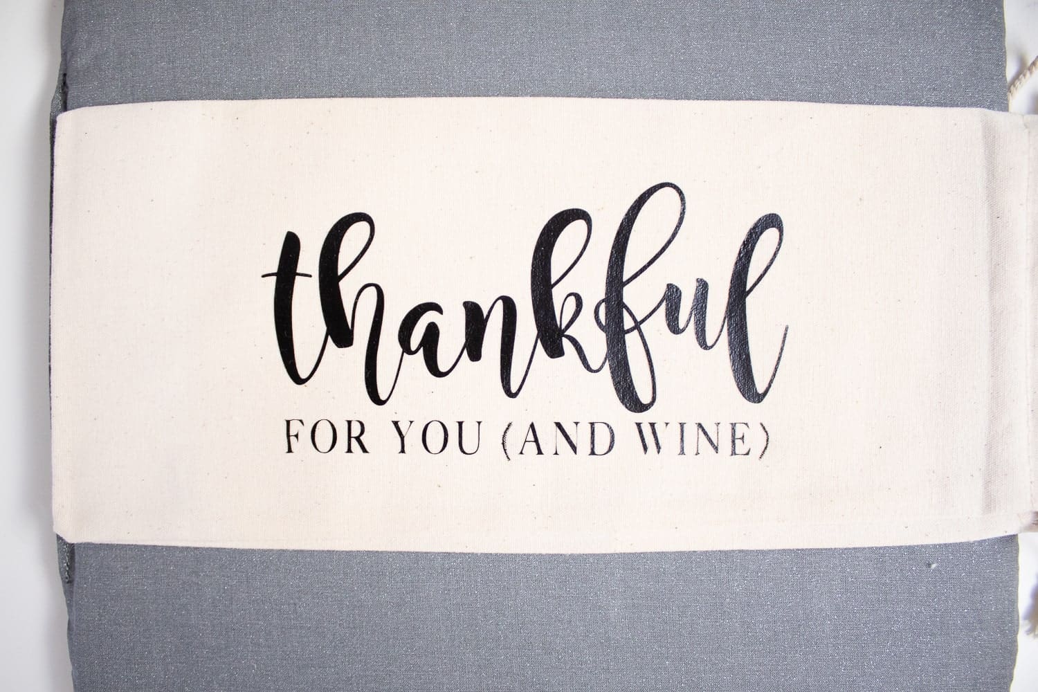 Step five of DIY blogger Stephanie Ziajka's wine bag DIY tutorial on Diary of a Debutante