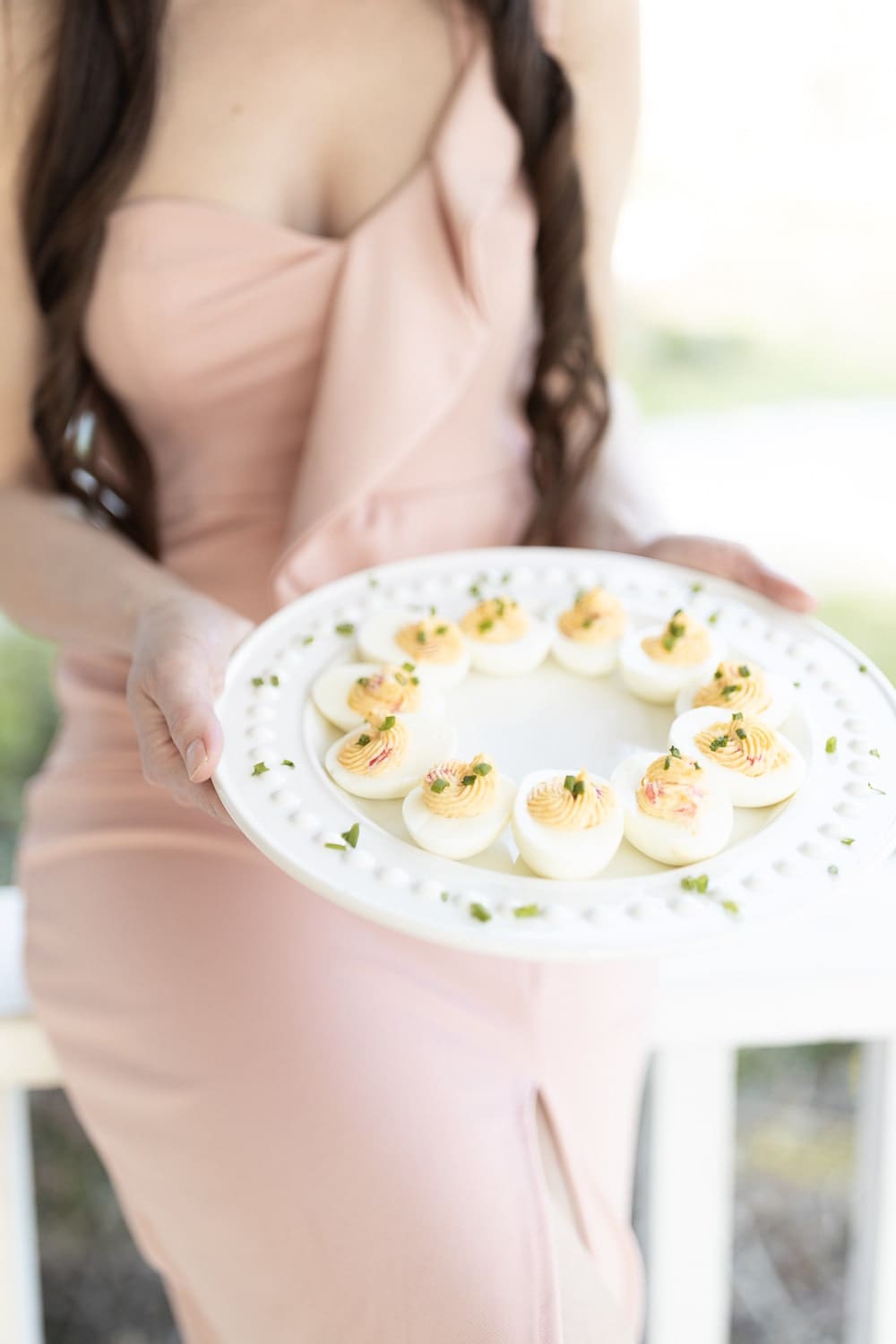 Pimento cheese deviled eggs recipe by blogger Stephanie Ziajka on Diary of a Debutante