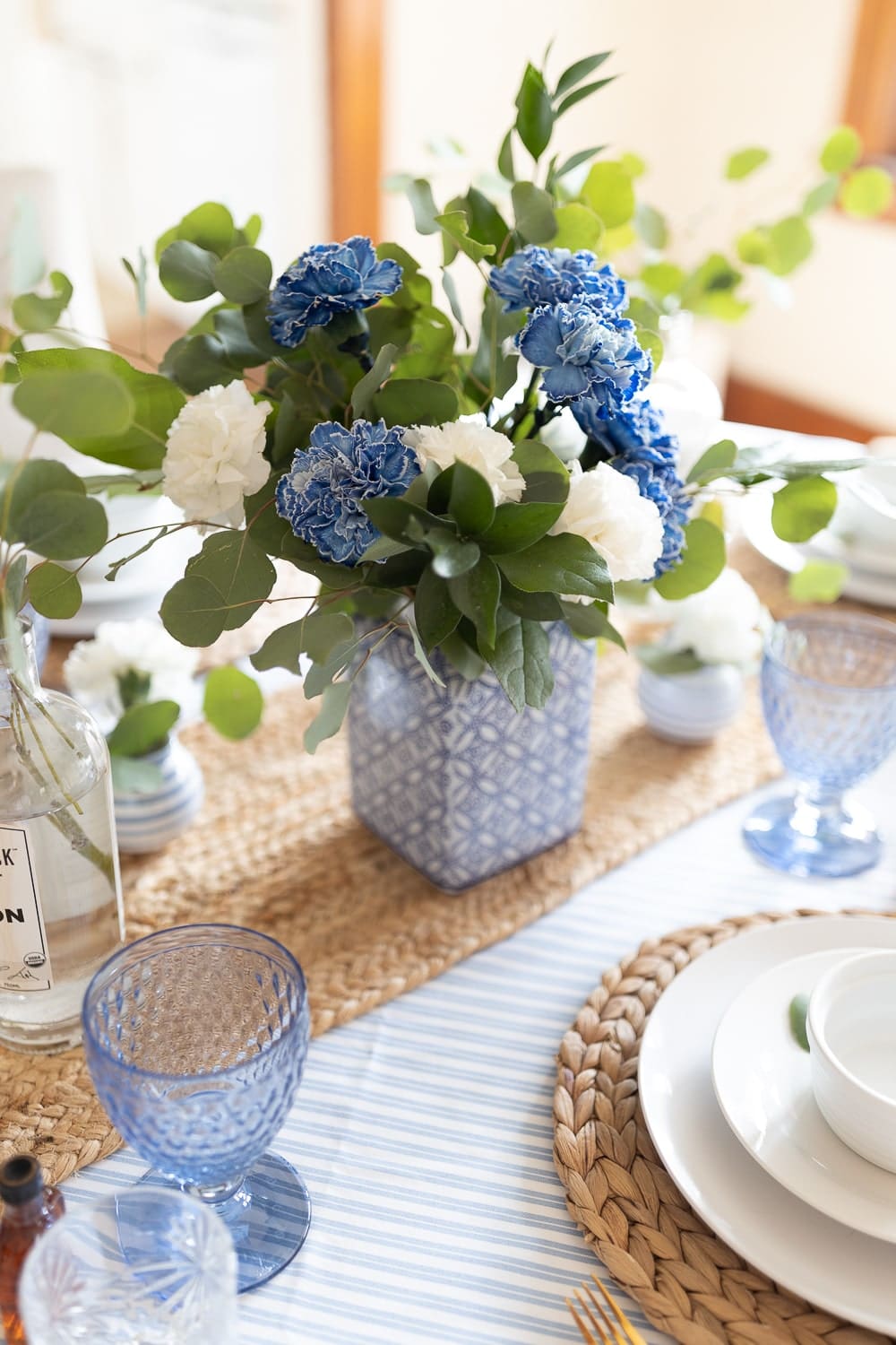 Blogger Stephanie Ziajka shares Father's Day table ideas on Diary of a Debutante