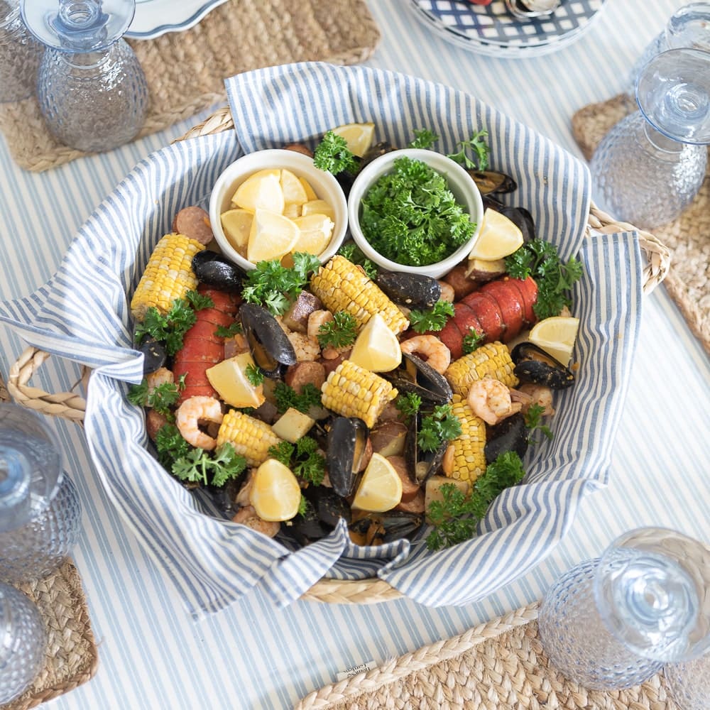 New England Sheet Pan Clambake
