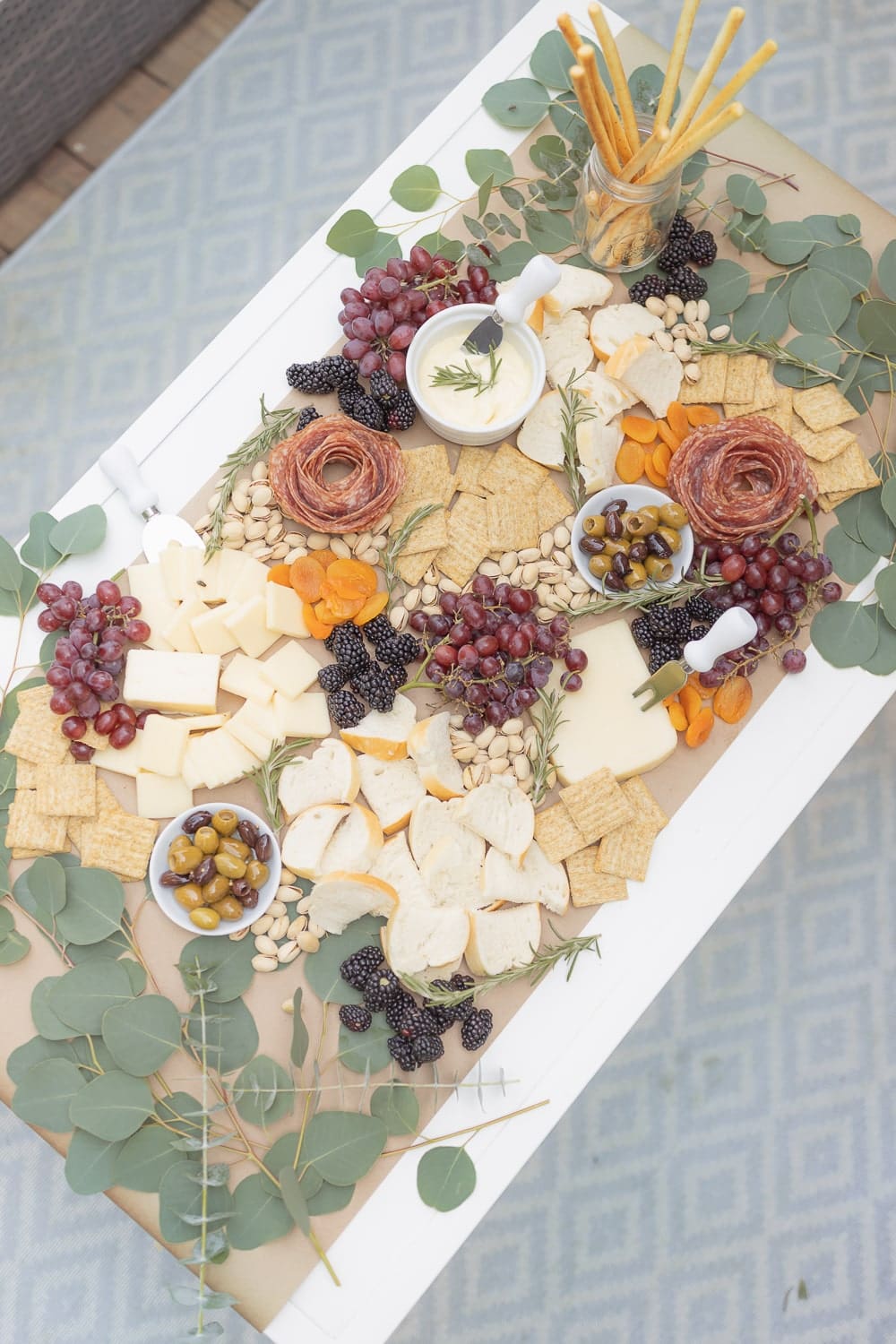 Blogger Stephanie Ziajka shows how to make a grazing table for under $50 on Diary of a Debutante
