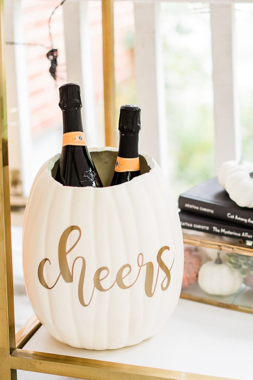 Simple and easy fall Cricut project created by DIY blogger Stephanie Ziajka on Diary of a Debutante