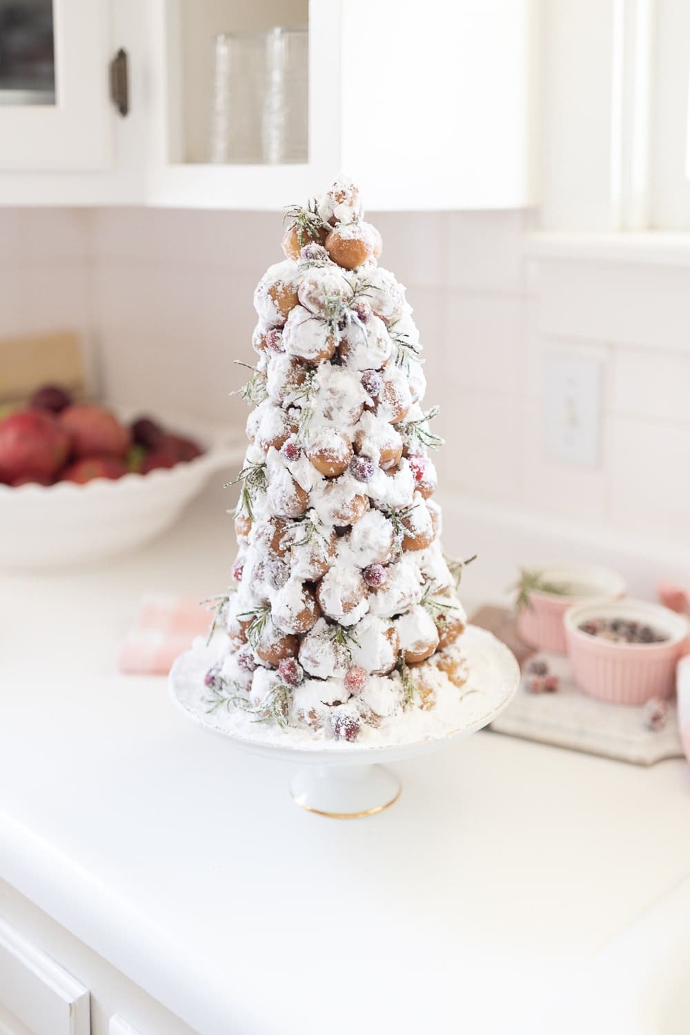 Donut hole holiday dessert created by blogger Stephanie Ziajka on Diary of a Debutante