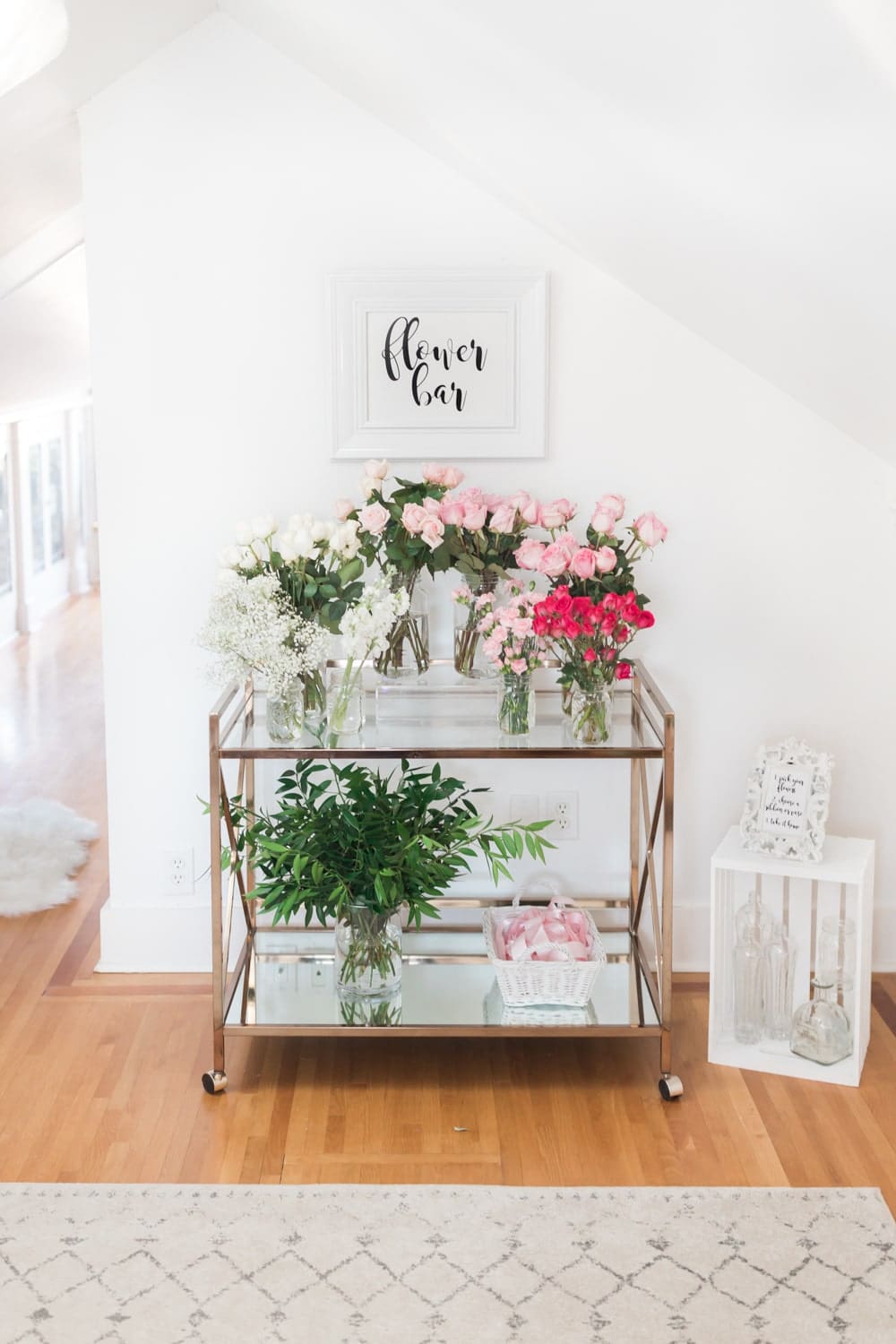 Build your own bouquet bar created by blogger Stephanie Ziajka on Diary of a Debutante