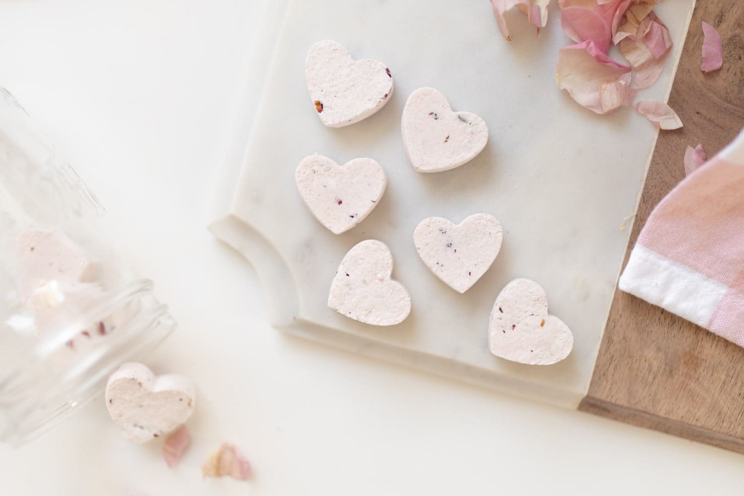 DIY shower steamers made by blogger Stephanie Ziajka on Diary of a Debutante