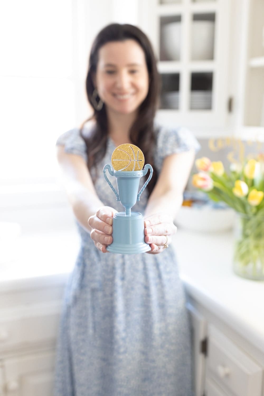 Basketball party favor idea created by blogger Stephanie Ziajka on Diary of a Debutante