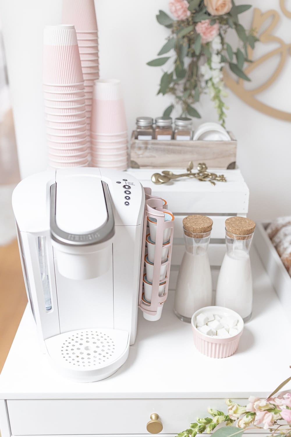 Blogger Stephanie Ziajka shares a graduation party coffee bar on Diary of a Debutante
