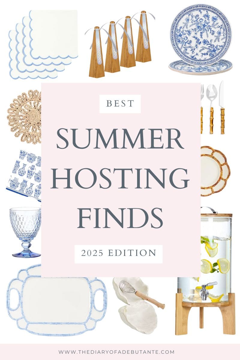 Best summer Amazon hosting finds curated by southern lifestyle blogger Stephanie Ziajka on Diary of a Debutante