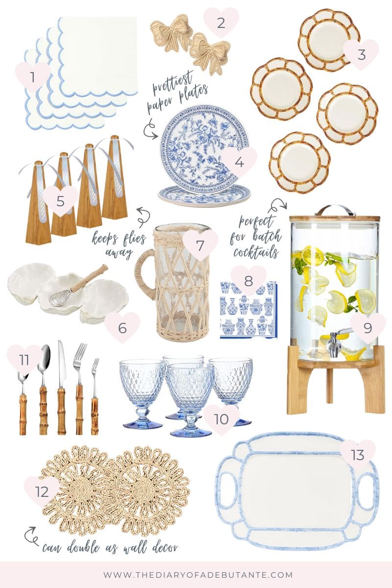 Southern lifestyle blogger Stephanie Ziajka rounds up her top amazon home finds for summer on Diary of a Debutante