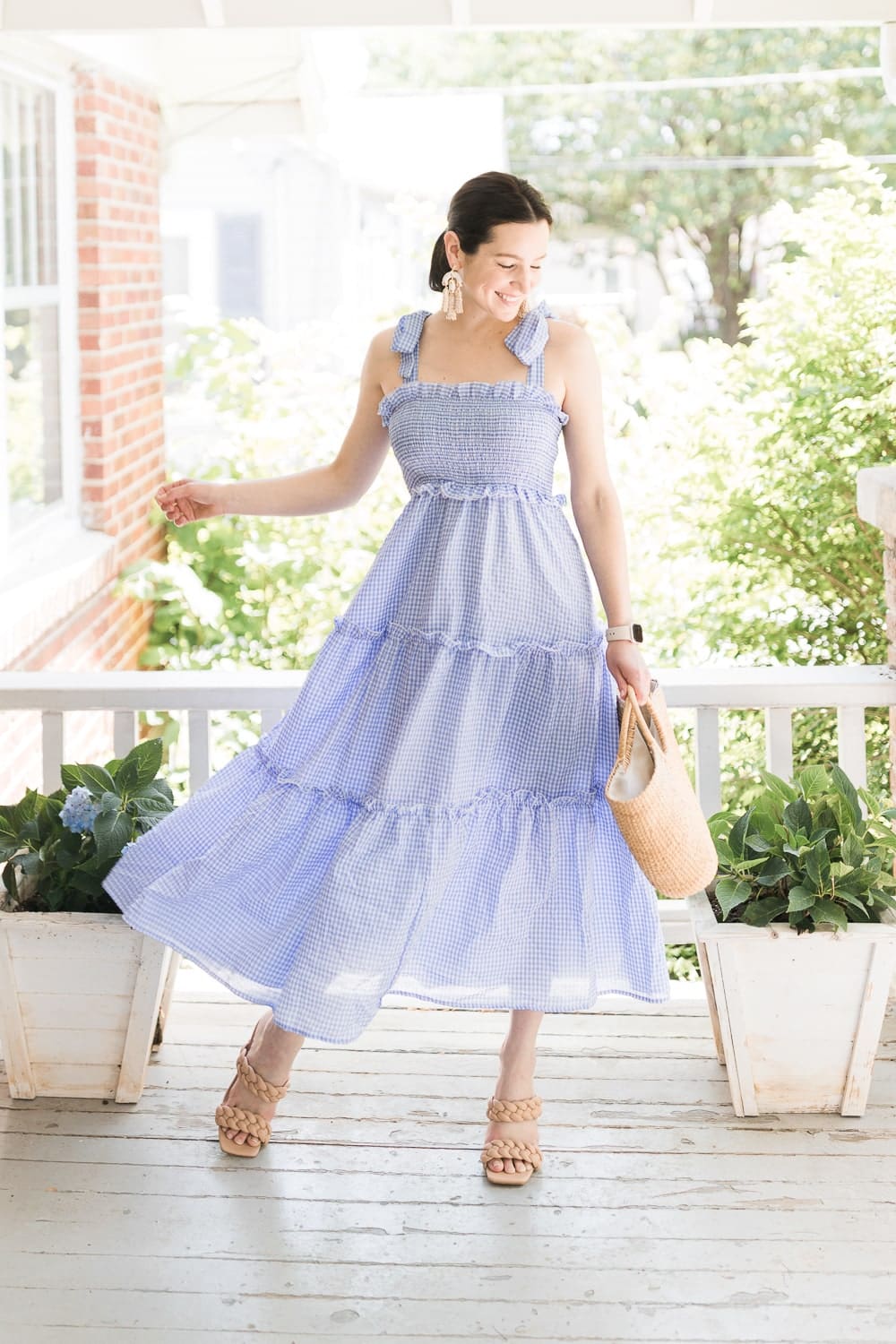summer maxi dress outfit styled by affordable fashion blogger Stephanie Ziajka on Diary of a Debutante