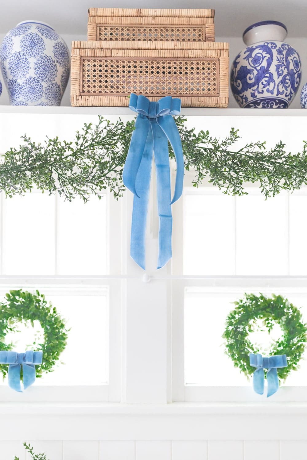 Southern lifestyle blogger Stephanie Ziajka shares a home tour of her winter coastal kitchen on Diary of a Debutante