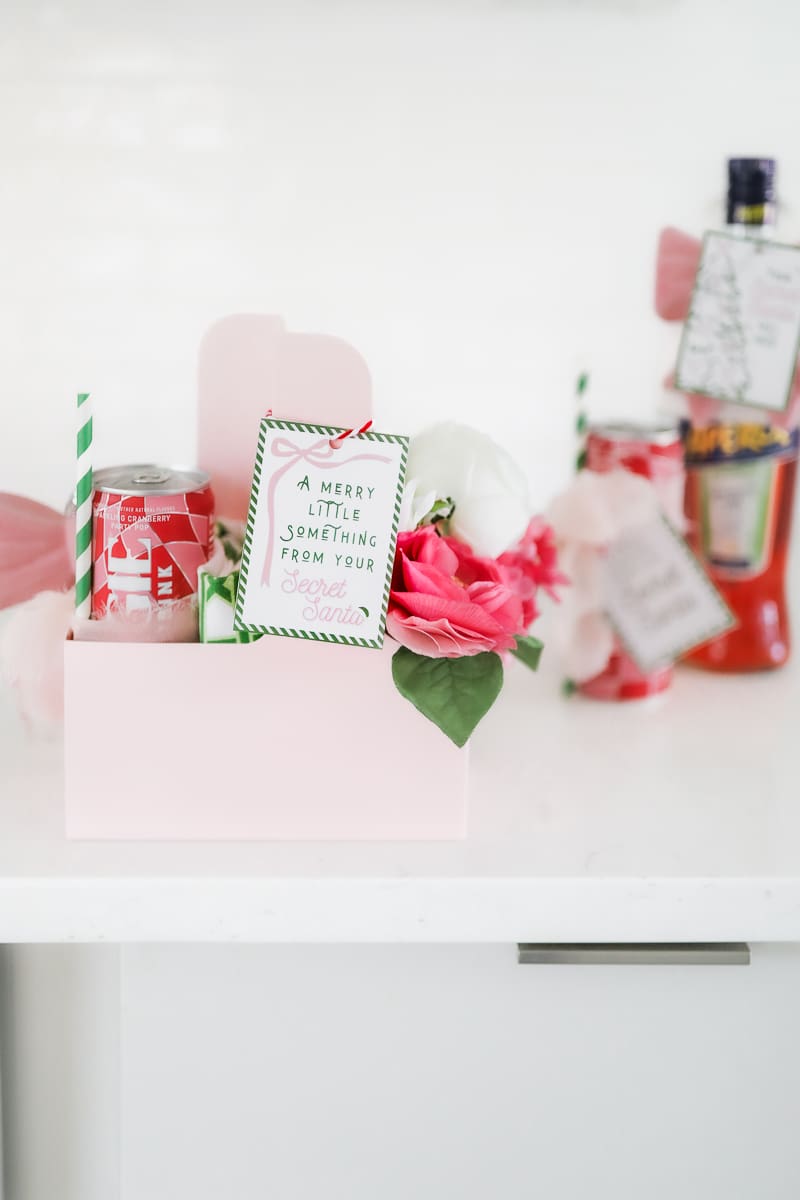 Pink drink carrier gift idea for coworkers by blogger Stephanie Ziajka on Diary of a Debutante Pink drink carrier gift idea for coworkers by blogger Stephanie Ziajka on Diary of a Debutante