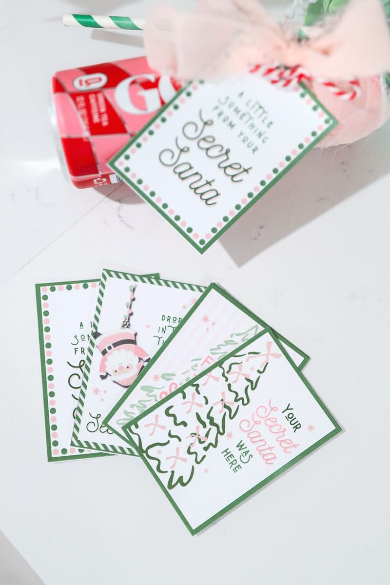 Secret Santa gift tags designed by Debutante Studio Secret Santa gift tags designed by Debutante Studio