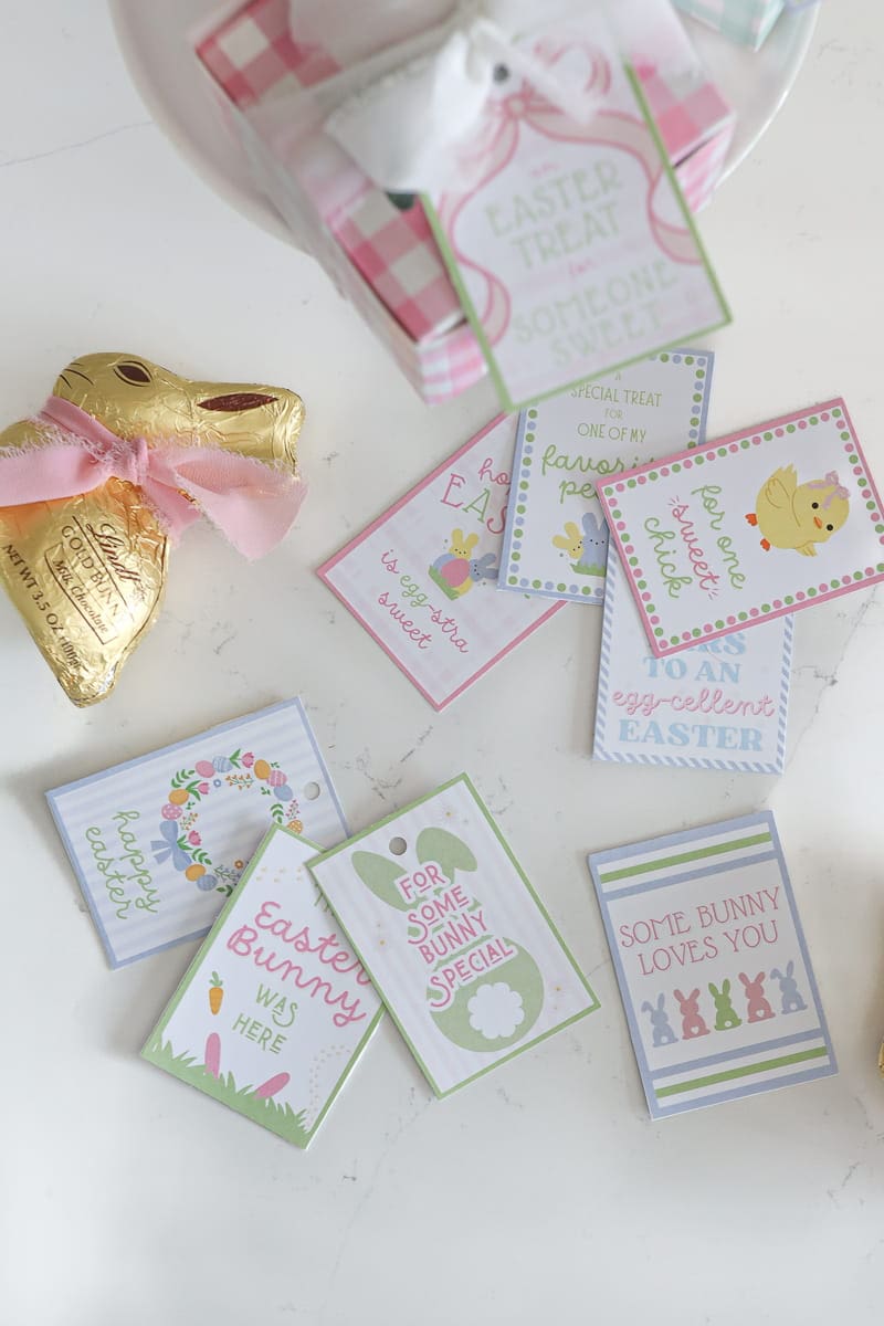 Printable Easter gift tags designed by blogger Stephanie Ziajka from Debutante Studio Printable Easter gift tags designed by blogger Stephanie Ziajka from Debutante Studio