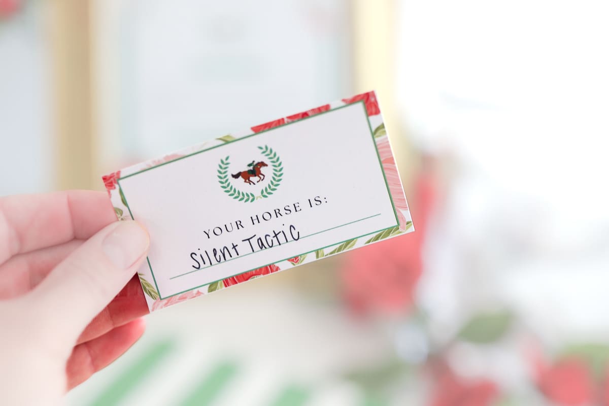 Kentucky Derby raffle idea