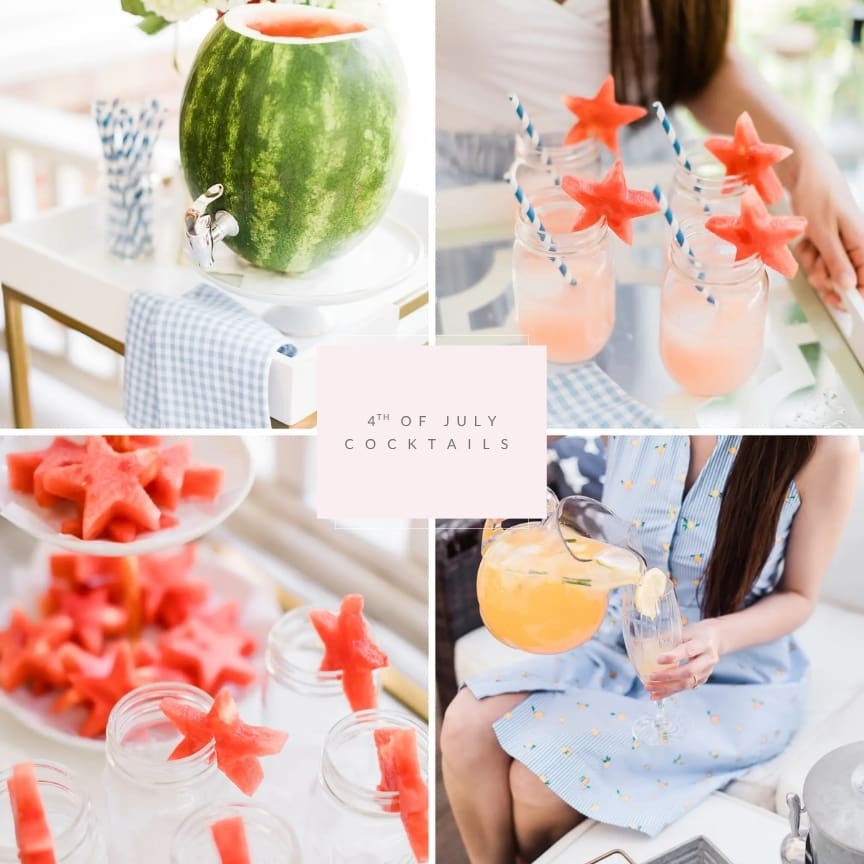 Easy 4th of July cocktail ideas curated by blogger Stephanie Ziajka on Diary of a Debutante